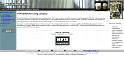 Desktop Screenshot of dewalt-mfg.com